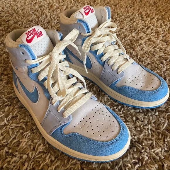 Nike Jordan 1 High Zoom Air CMFT 2 Phantom University Blue - Picture 2 of 11